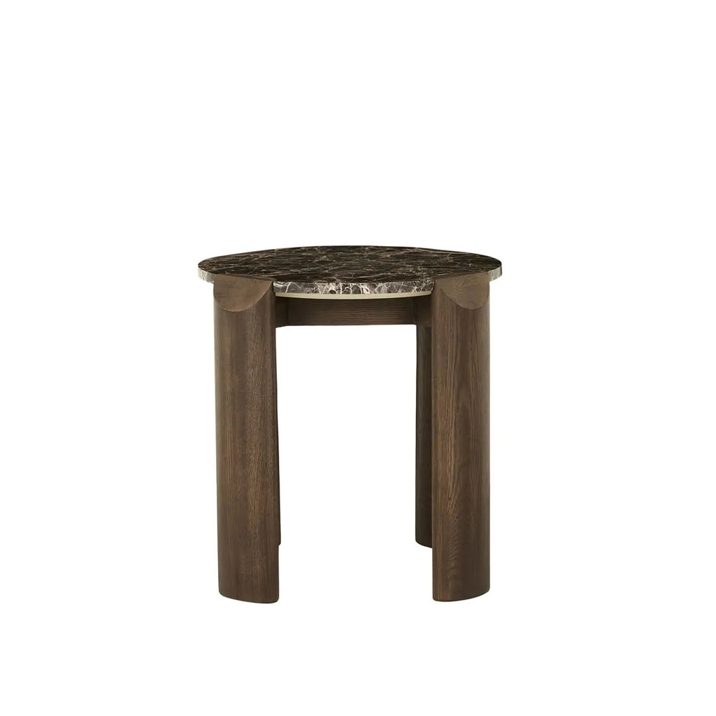 Willa Side Table Emperador Marble