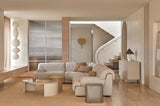 Juno Sierra Corner Sofa White Bark
