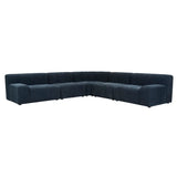 Juno Channel Round Corner Sofa Copeland Ink