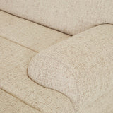 Juno Sierra Right Chaise Sofa White Bark