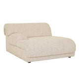Juno Sierra Left Chaise Sofa White Bark
