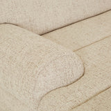 Juno Sierra Left Chaise Sofa White Bark