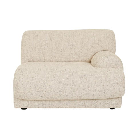Juno Sierra Right Arm Sofa White Bark