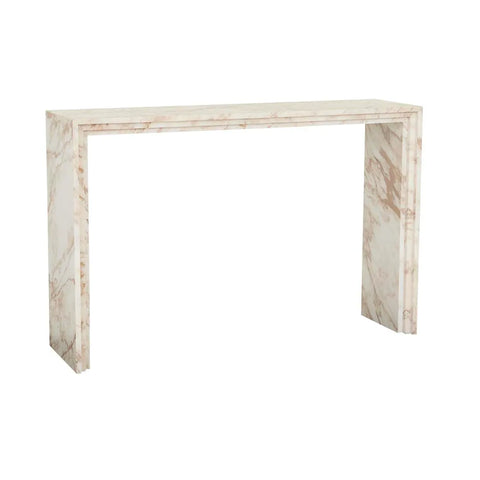 Ponte Console Table Golden White