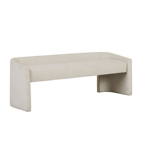 Addison Bench Natural White