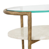 Ophelia Pointe Side Table Silk Grey