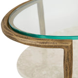 Ophelia Pointe Side Table Silk Grey