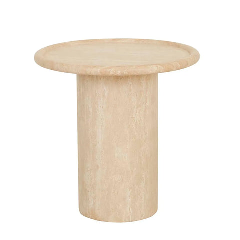 Pippa Marble Side Table Natural