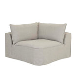 Airlie Slouch Corner Sofa Steel