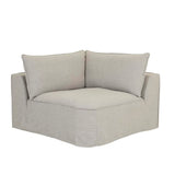 Airlie Slouch Corner Sofa Steel