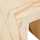 Monument Marble Side Table Brown Vein