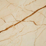 Atlas Pillar Side Table Brown Vein