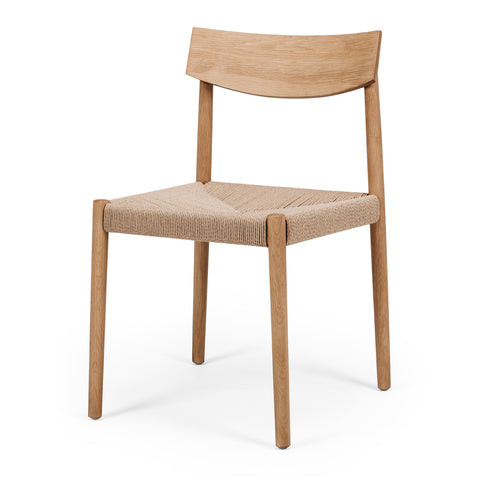 mila dining chair natural