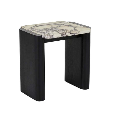floyd viola marble side table black