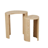 Oberon Curve Nest Side Table Natural