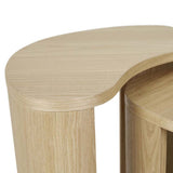 Oberon Curve Nest Side Table Natural