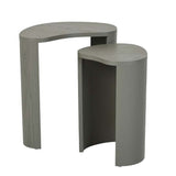 Oberon Curve Nest Side Table Thyme