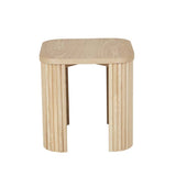 Benjamin Ripple Side Table Natural