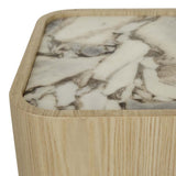 elsie narrow bedside ocean marble/natural