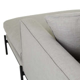 airlie frame right chaise set eames steel