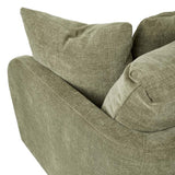 Hugo Tonda Left Chaise Set Copeland Olive