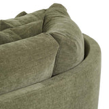 Hugo Tonda Left Chaise Set Copeland Olive