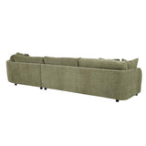 Hugo Tonda Right Chaise Set Copeland Olive