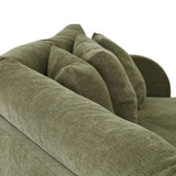 Hugo Tonda Right Chaise Set Copeland Olive