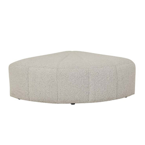 Juno Channel Ottoman Grey Speckle