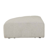 Juno Channel Ottoman Grey Speckle
