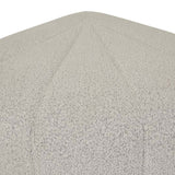 Juno Channel Ottoman Grey Speckle