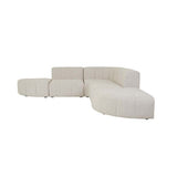 Juno Channel Ottoman Grey Speckle