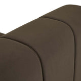 Juno Channel Centre Sofa Cocoa Velvet