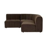Juno Channel Centre Sofa Cocoa Velvet