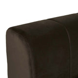 Juno Channel Centre Sofa Cocoa Velvet