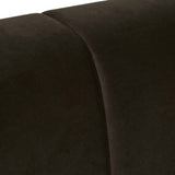 Juno Channel Centre Sofa Cocoa Velvet