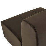 Juno Channel Centre Sofa Cocoa Velvet