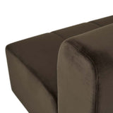 Juno Channel Centre Sofa Cocoa Velvet