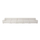 juno channel left arm sofa grey speckle