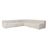 juno channel left arm sofa grey speckle