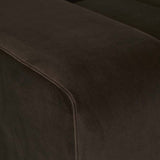 Juno Channel Right Arm Sofa Cocoa Velvet