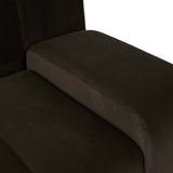 Juno Channel Right Arm Sofa Cocoa Velvet
