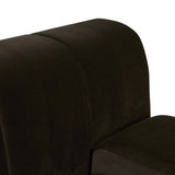 Juno Channel Right Arm Sofa Cocoa Velvet