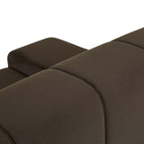 Juno Channel Right Arm Sofa Cocoa Velvet