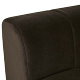 Juno Channel Right Arm Sofa Cocoa Velvet