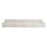 Juno Channel Right Arm Sofa Grey Speckle