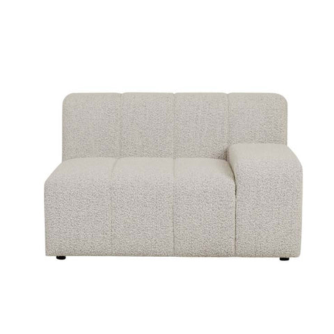 juno channel right arm sofa grey speckle