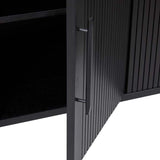 Chloe Channel Buffet Black
