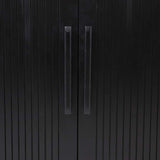 Chloe Channel Buffet Black