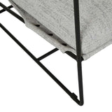 allegra armchair ice grey